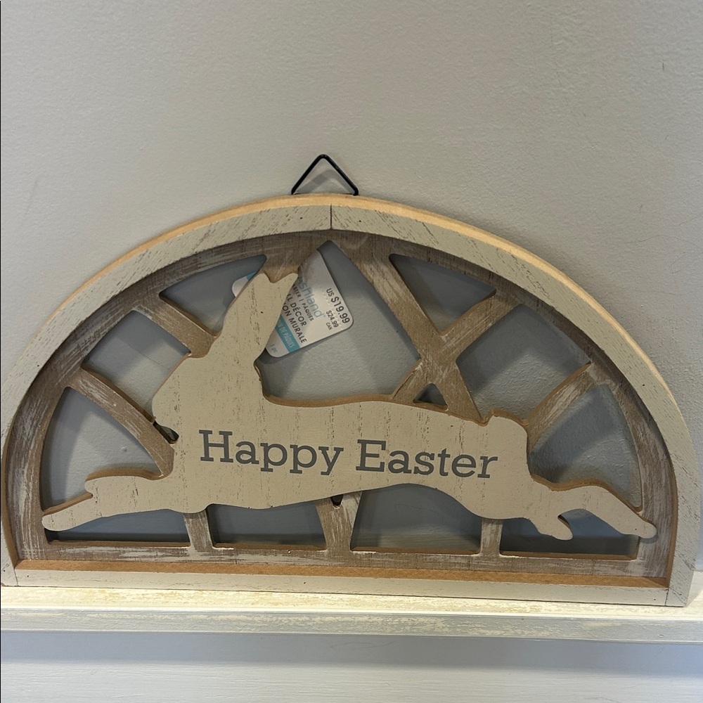 ASHLAND HAPPY EASTER WALL DECOR NWT